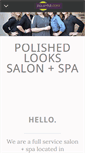 Mobile Screenshot of polishedlookssalon.com
